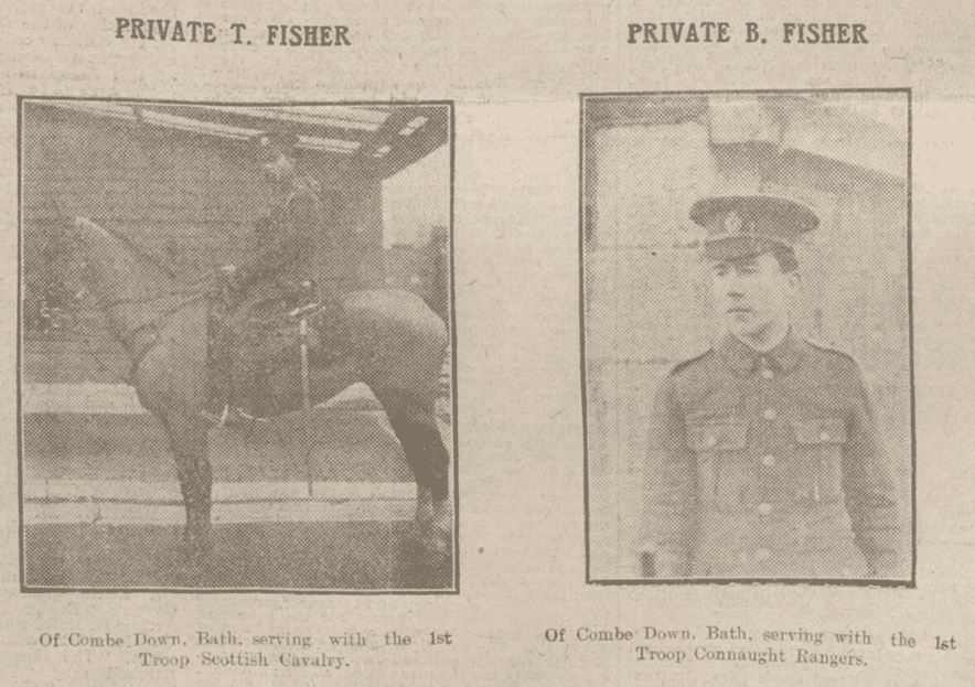 Combe Down people in for King & Country, Bath Chronicle, Saturday 16 January 1915