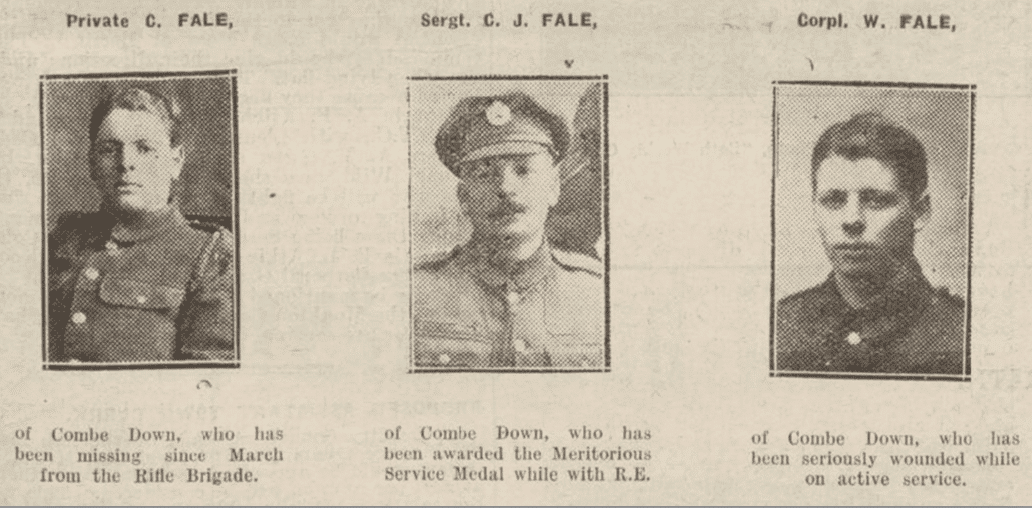 fale brothers bath chronicle saturday 13 july 1918