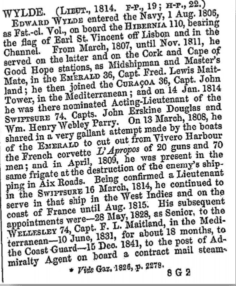 from a naval biographical dictionary comprising the life and services of every living officer in her majesty navy from the rank of admiral of the fleet to that of lieutenant inclusive 1849