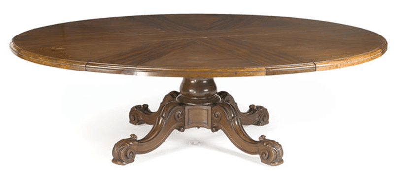 johnstone jeanes mahogany expanding dining table c1850