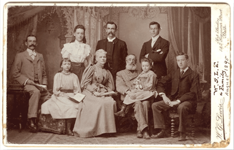 the le feuvre family in august 1895 courtesy simon jenkins
