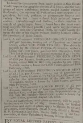 John Ovens Thomas estate sale - Bath Chronicle and Weekly Gazette - Thursday 16 April 1846 - 3