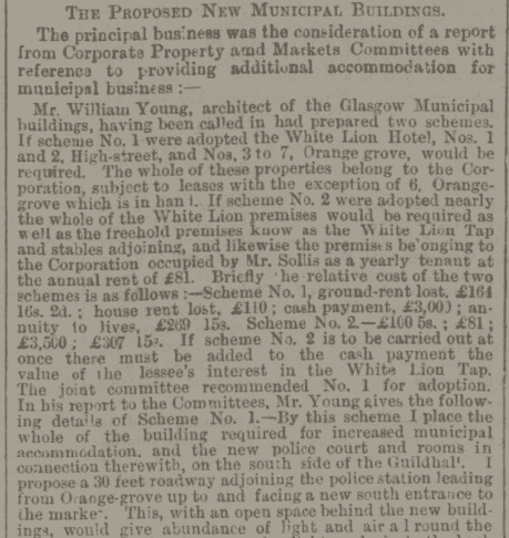 Proposed new municipal buildings - Bath Chronicle and Weekly Gazette - Thursday 6 August 1891