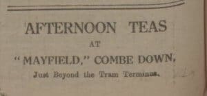 afternoon teas at mayfield bath chronicle and weekly gazette saturday 5 november 1921 300x140