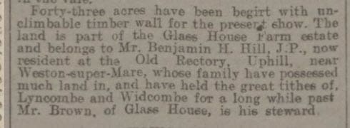 Bath and West show 1912 at Glasshouse Farm - Bath Chronicle and Weekly Gazette - Saturday 18 May 1912