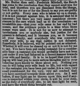 Frederick Mitchell magistrates speech - Bath Chronicle and Weekly Gazette - Thursday 13 September 1877