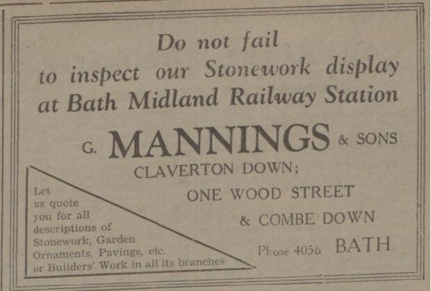 g mannings sons bath chronicle and weekly gazette saturday 2 july 1938