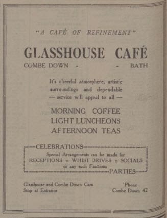 glasshouse cafe bath chronicle and weekly gazette saturday 26 october 1929
