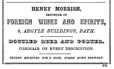 henry morrish 1852