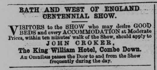 king william hotel bath chronicle and weekly gazette thursday 7 june 1877