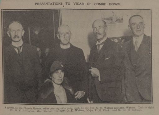 presentation to vicar bath chronicle and weekly gazette saturday 18 october 1930