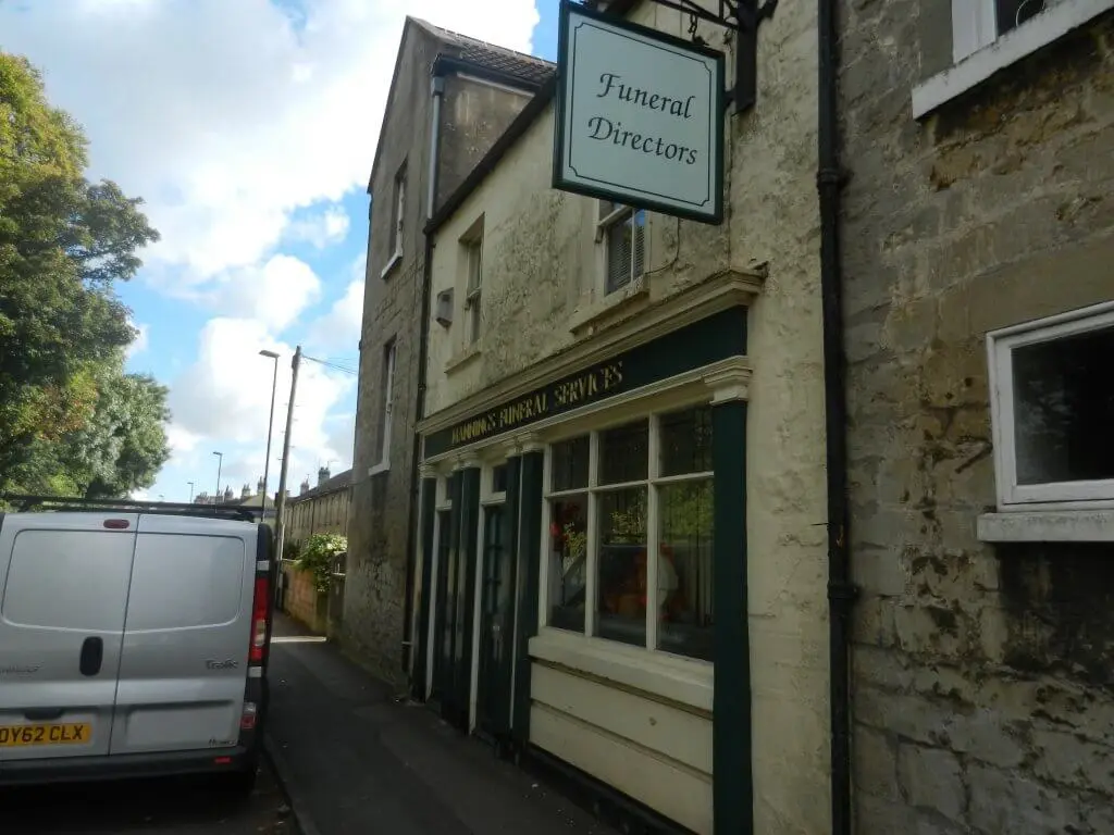 The Masons Arms, Combe Down - now a funeral parlour