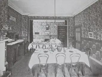 The Monkton Combe Junior School dining room at Combe Lodge