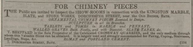 T Sheppard and Crossway quarry - Bath Chronicle and Weekly Gazette - Thursday 22 April 1858