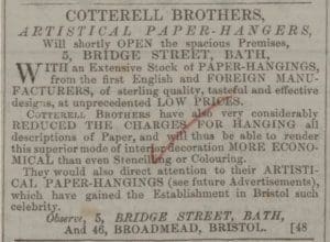 Cotterell Brothers - Bath Chronicle and Weekly Gazette - Thursday 7 August 1845