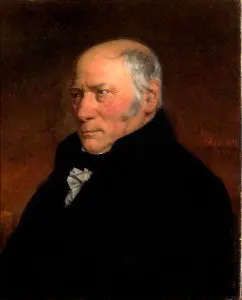 William Smith (1769-1839), portrait by French painter Hugues Fourau (1803-1873). Painted 1837.