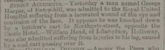 George Harper - Bath Chronicle and Weekly Gazette - Thursday 10 March 1881