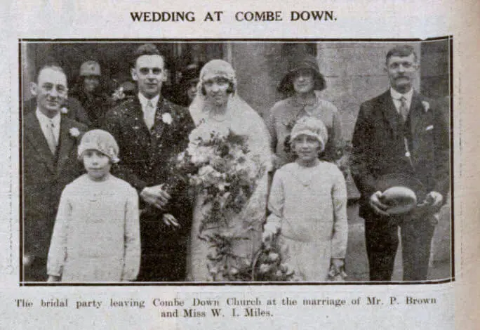 Brown - Miles wedding - Bath Chronicle and Weekly Gazette - Saturday 9 November 1929
