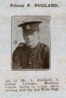 F Rudland - Bath Chronicle and Weekly Gazette - Saturday 2 June 1917