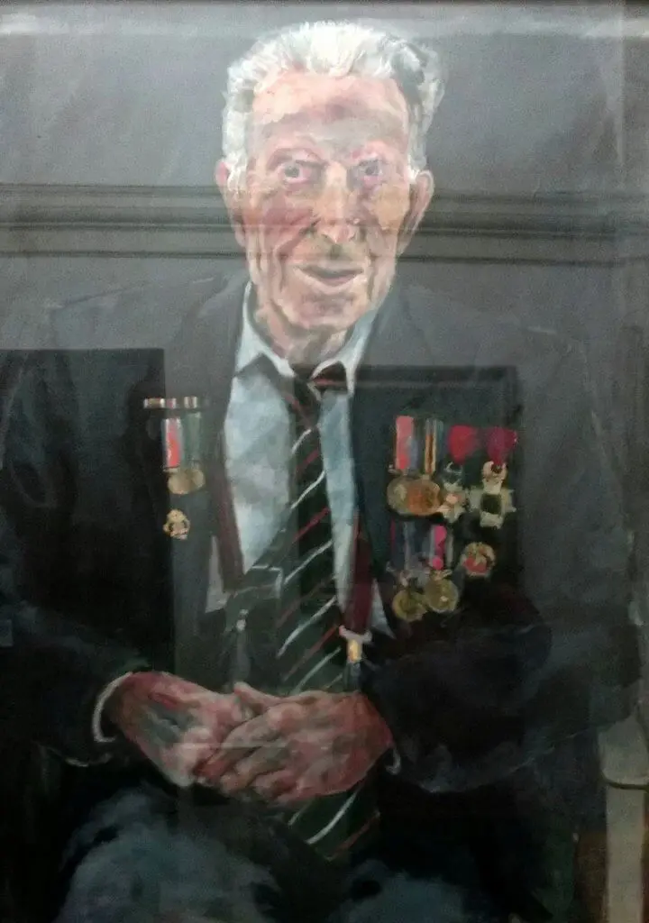 Harry Patch portrait, Guildhall