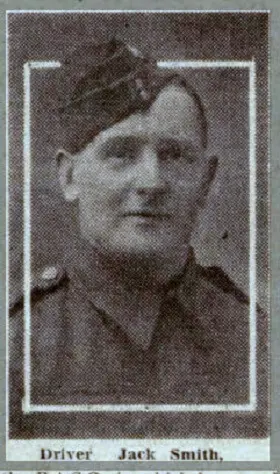 Jack Smith whose parent lived at 6 South Parade Cottages, Combe Down is PoW