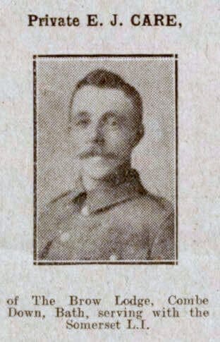 private e j care bath chronicle and weekly gazette saturday 28 april 1917