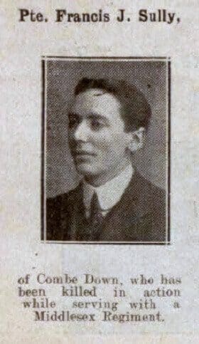 private francis j sully bath chronicle and weekly gazette saturday 29 december 1917