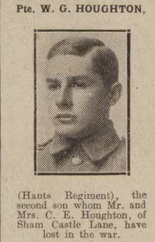 Private W G Houghton - Bath Chronicle and Weekly Gazette - Saturday 1 June 1918