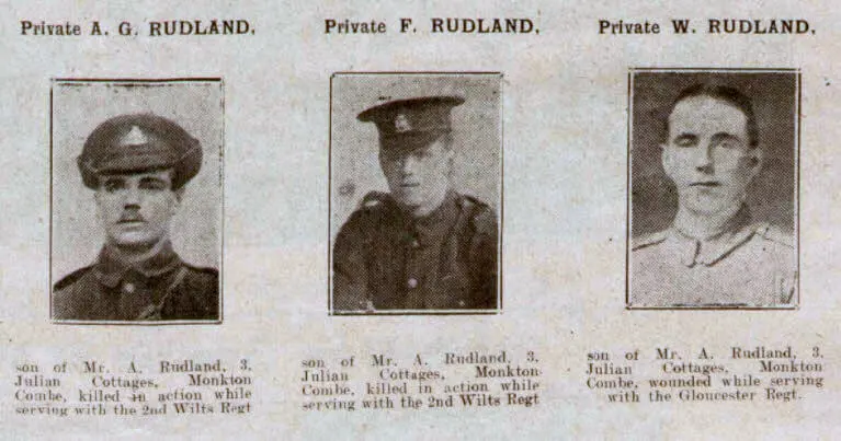 Rudland brothers - Bath Chronicle and Weekly Gazette - Saturday 2 June 1917