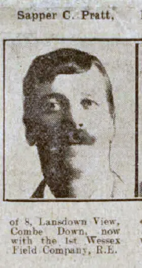 Sapper C Pratt - Bath Chronicle and Weekly Gazette - Saturday 24 July 1915