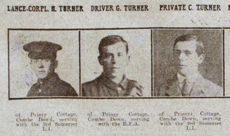 Turner brothers - Bath Chronicle and Weekly Gazette - Saturday 20 March 1915
