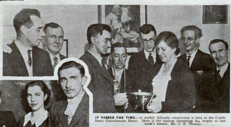Billiards trophy - Bath Chronicle and Weekly Gazette - Saturday 30 November 1935