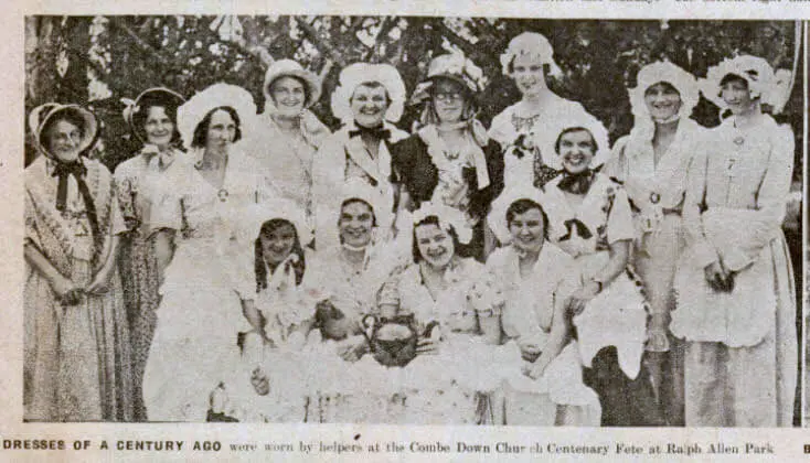 Combe Down centenary fete dresses - Bath Chronicle and Weekly Gazette - Saturday 6 July 1935