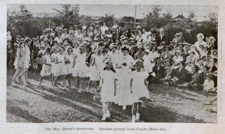 Combe Down centenary fete May Queen - Bath Chronicle and Weekly Gazette - Saturday 6 July 1935