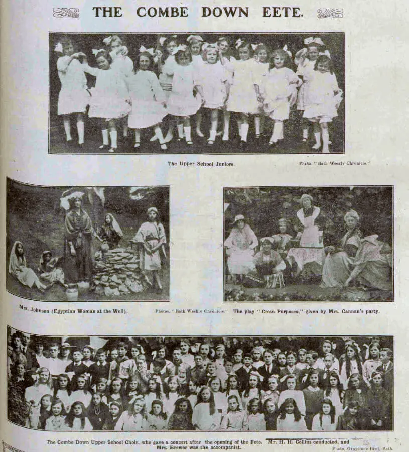 Combe Down fete - Bath Chronicle and Weekly Gazette - Saturday 4 August 1917