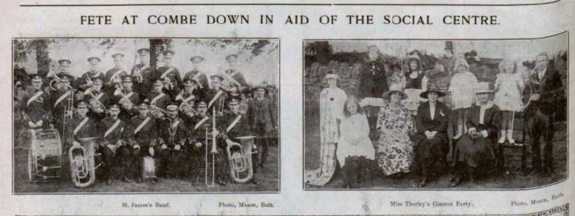 Fete at Combe Down - Bath Chronicle and Weekly Gazette - Saturday 4 June 1921