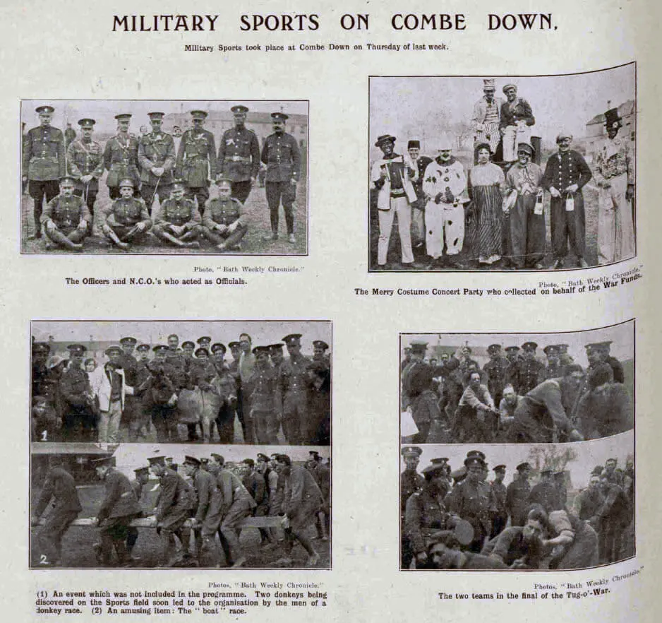 Military sports Combe Down - Bath Chronicle and Weekly Gazette - Saturday 5 May 1917