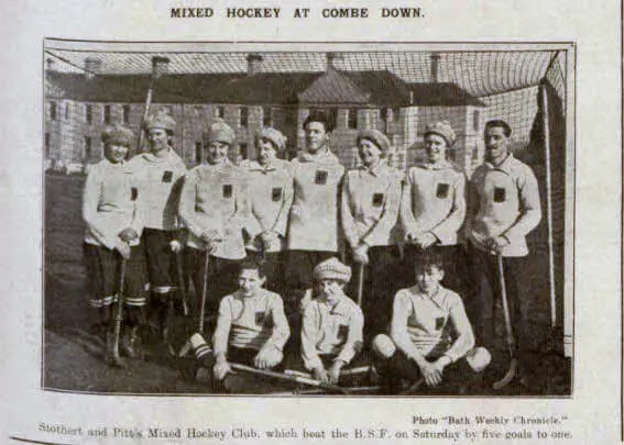 Mixed hockey at Combe Down - Bath Chronicle and Weekly Gazette - Saturday 2 March 1918