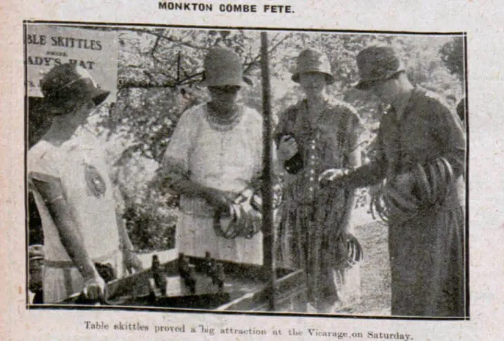 Monkton Combe fete - Bath Chronicle and Weekly Gazette - Saturday 4 September 1926