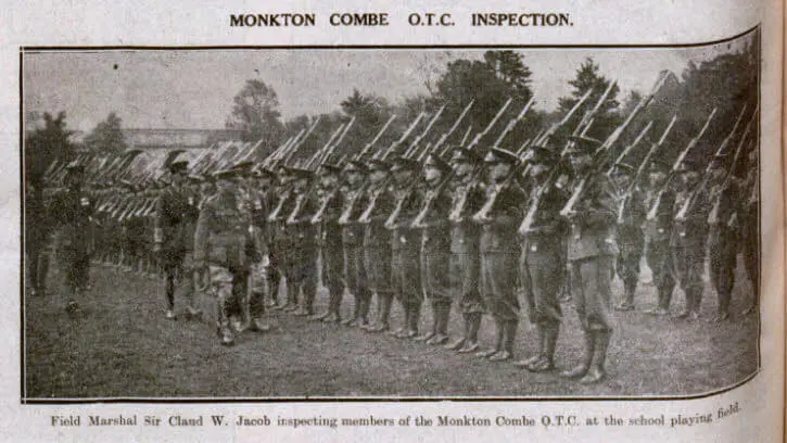 Monkton Combe School OTC - Bath Chronicle and Weekly Gazette - Saturday 31 May 1930