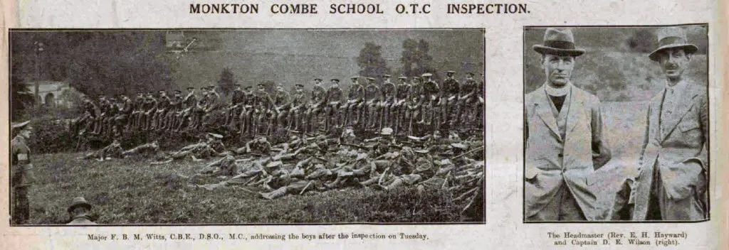 Monkton Combe school OTC - Bath Chronicle and Weekly Gazette - Saturday 5 June 1926