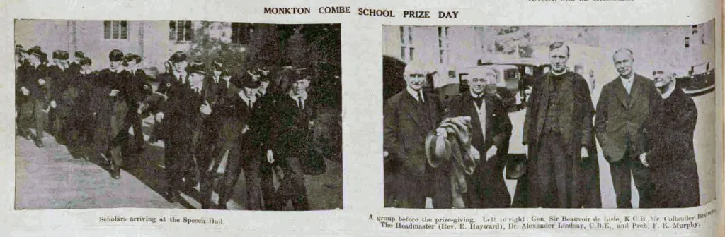 Monkton Combe school prize day - Bath Chronicle and Weekly Gazette - Saturday 5 November 1932
