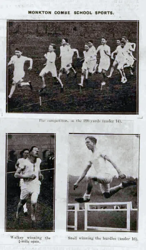 Monkton Combe school sports - Bath Chronicle and Weekly Gazette - Saturday 3 April 1926