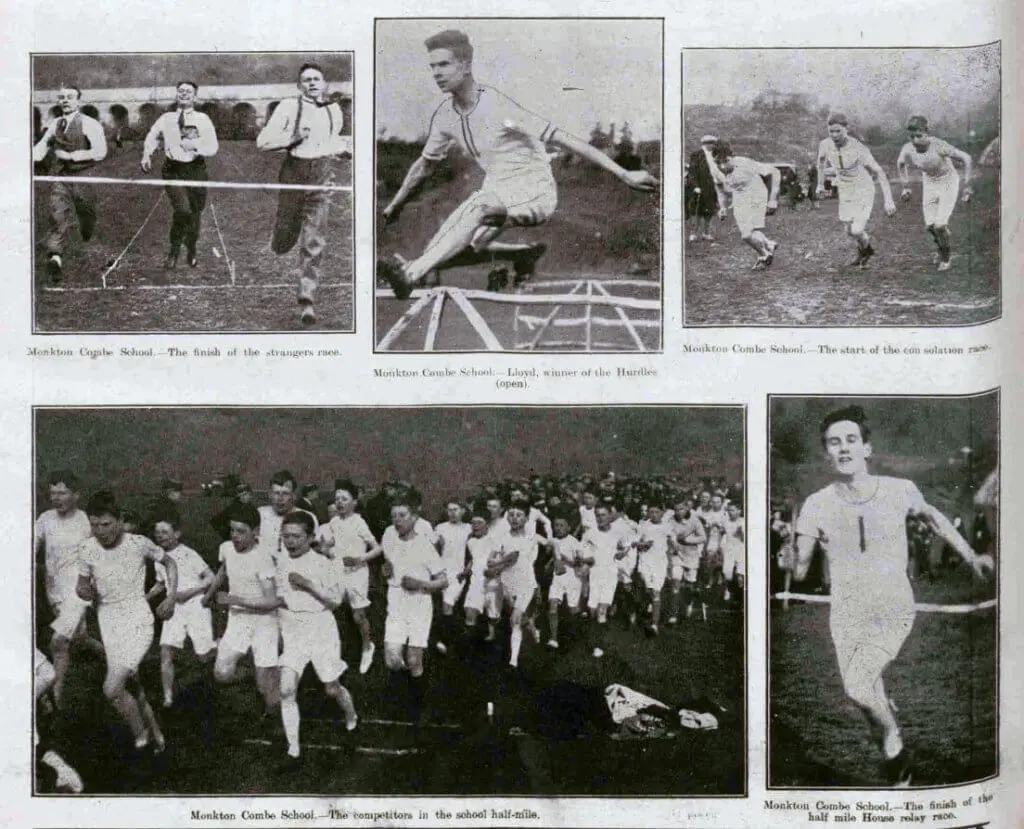 Monkton Combe school sports - Bath Chronicle and Weekly Gazette - Saturday 5 April 1924