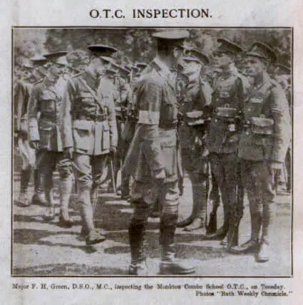 OTC inspection - Bath Chronicle and Weekly Gazette - Saturday 15 July 1922