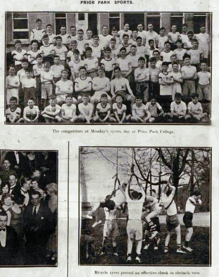 Prior Park sport - Bath Chronicle and Weekly Gazette - Saturday 3 April 1926