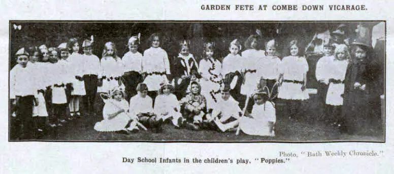 The garden fete at Combe Down vicarage - Bath Chronicle and Weekly Gazette - Saturday 18 July 1914