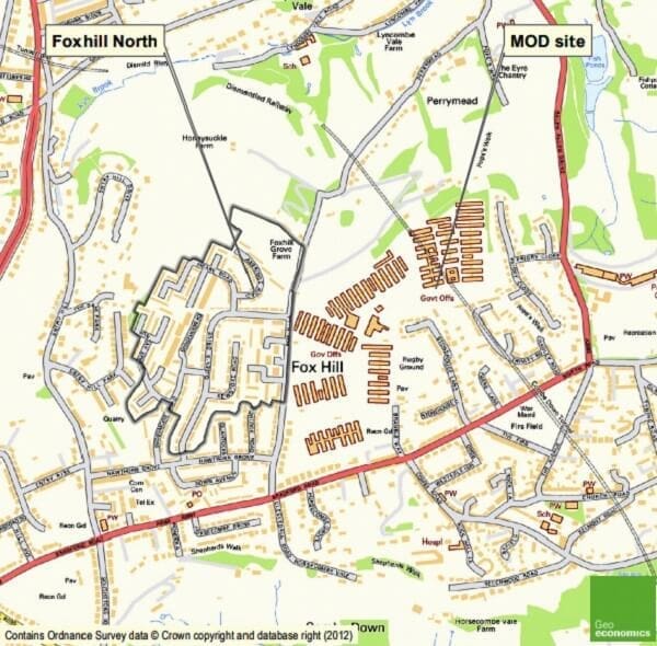 Hepworth Foxhill North map 2012