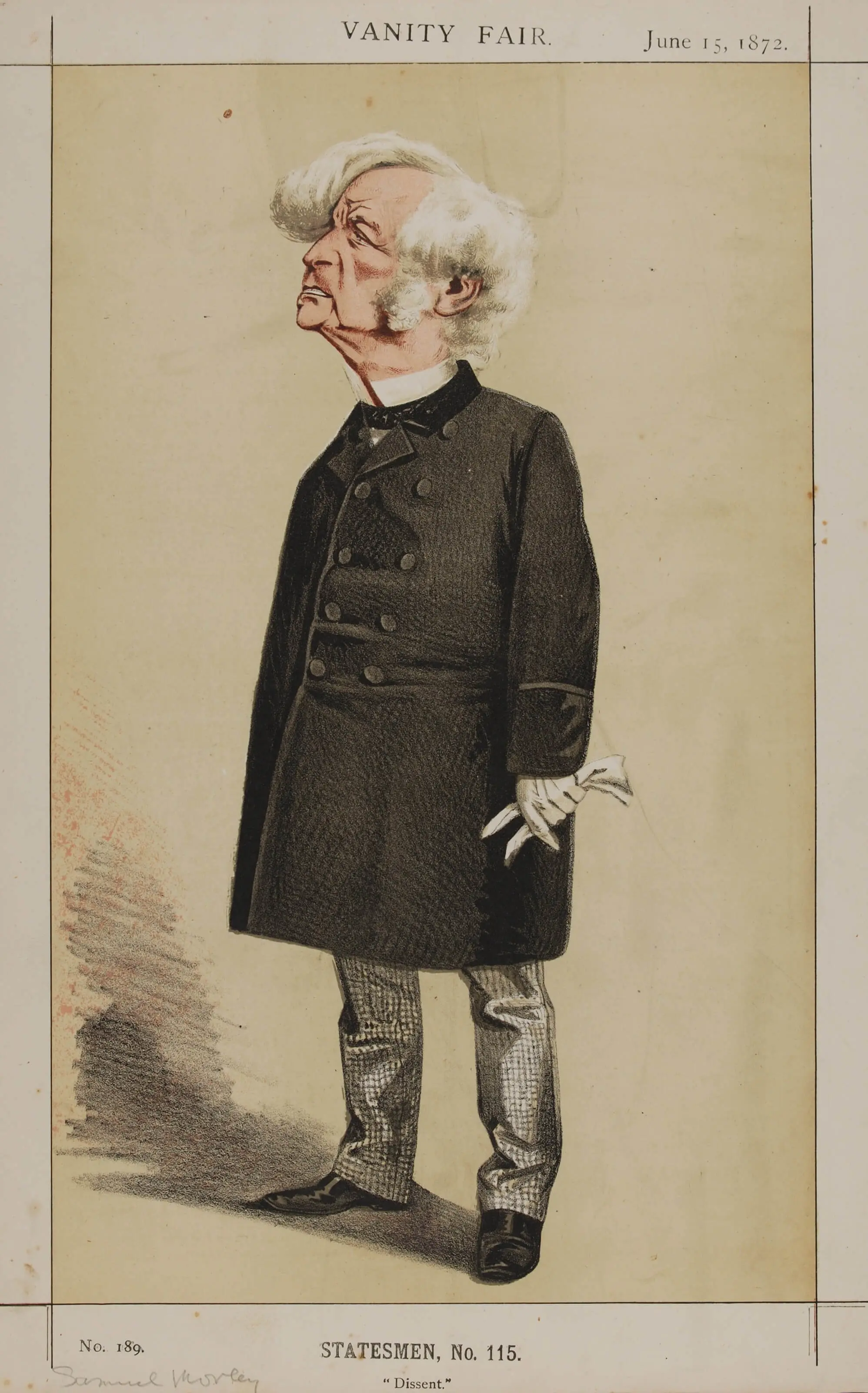 Samuel Morley, Vanity Fair, 1872