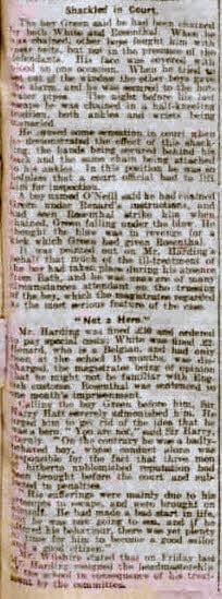 Chained boy 3, Birmingham Daily Gazette - Tuesday 26 August 1919